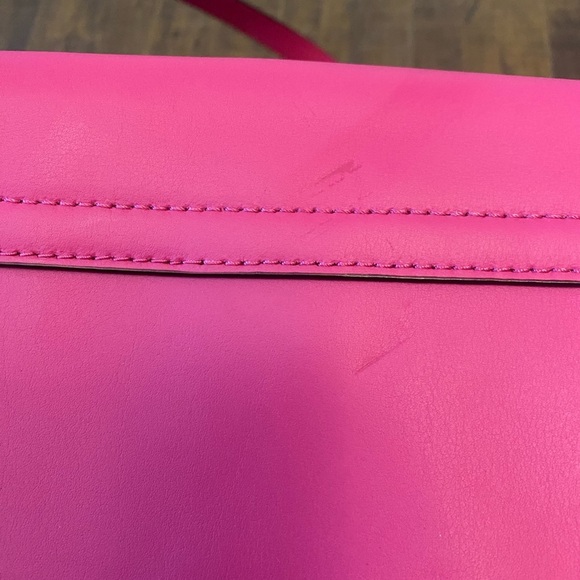 Kate Spade New York Jazmin Court Pink leather scalloped purse - Picture 13 of 14